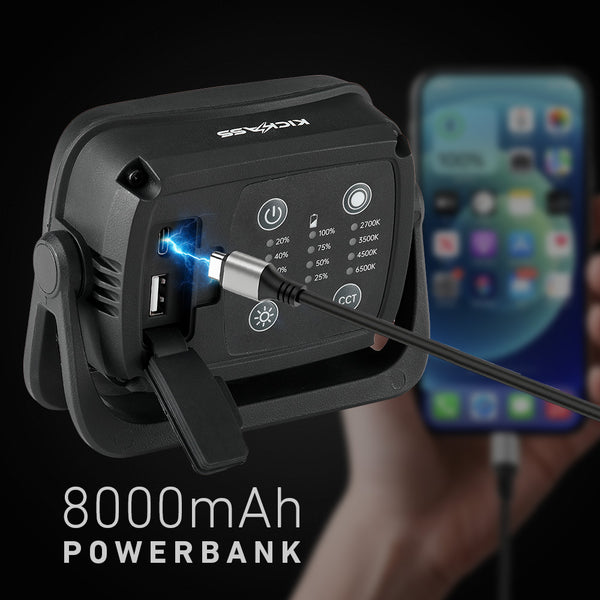 8000mah Power Bank with USB-C charging 