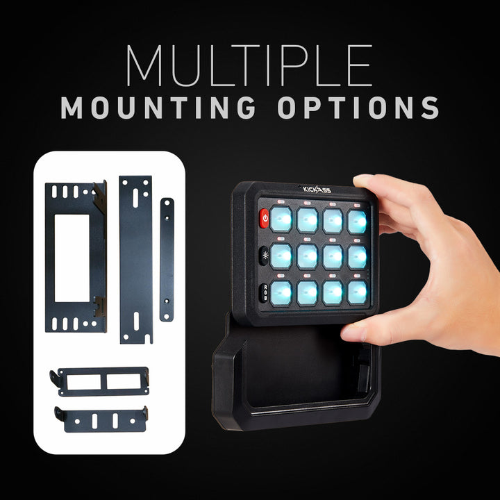 Multiple mounting options 