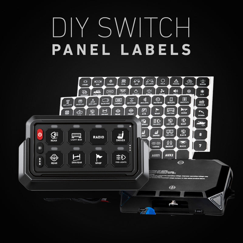 DIY switch panel labels