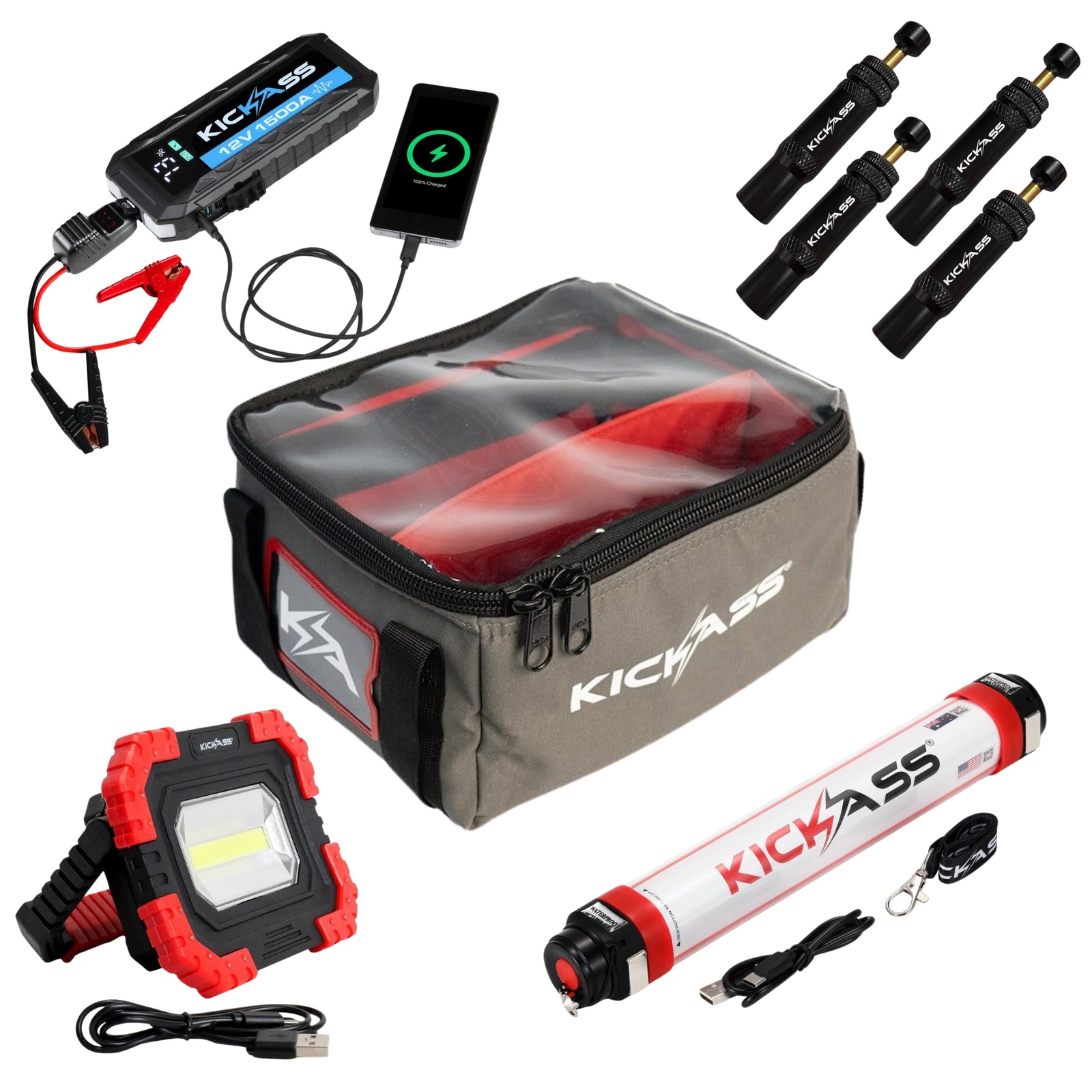 KickAss Emergency Tool Kit Bundle