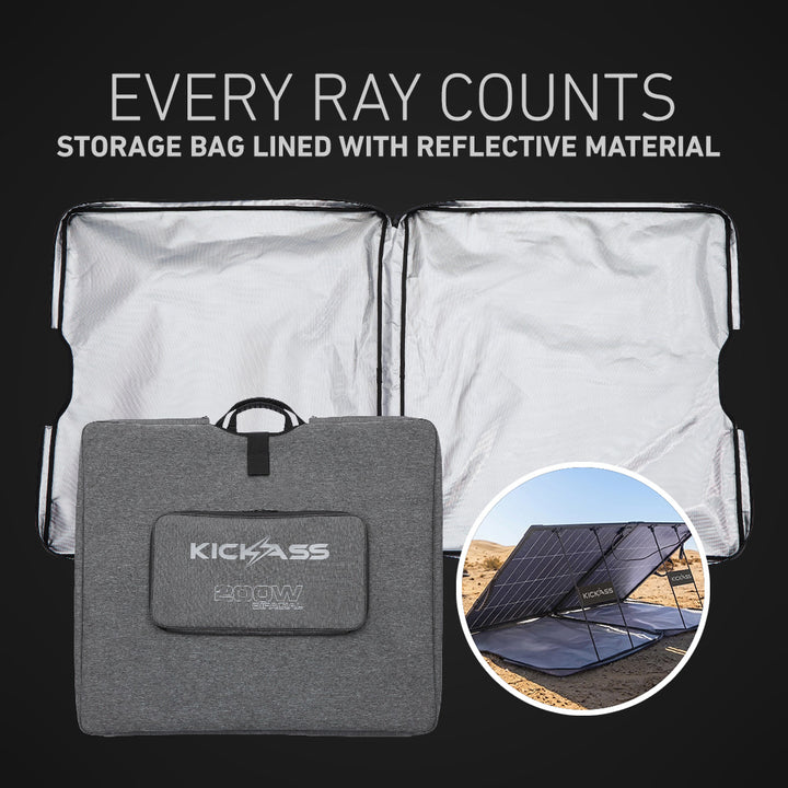Storage Bag Lined With Reflective Material – Every Ray Counts
