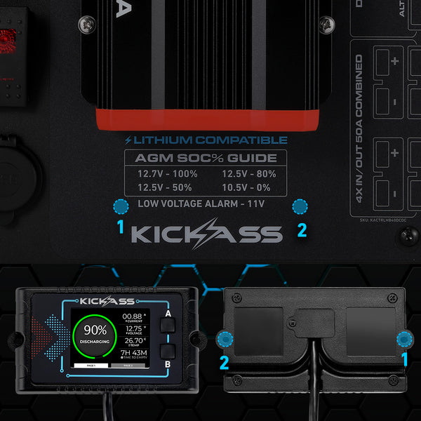 Pre-drilled Holes for Lithium RDU Mounting 