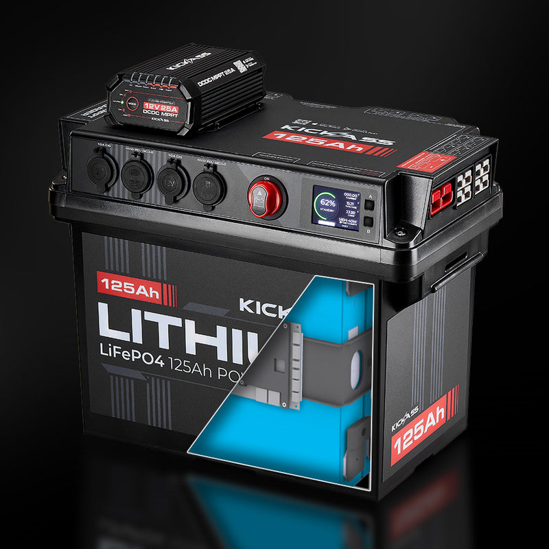 125Ah A-Grade Prismatic Lithium Cells  