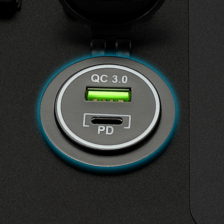 QC3 USB & USB-C 