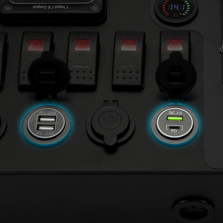 QC3 USB & 45W USB-PD