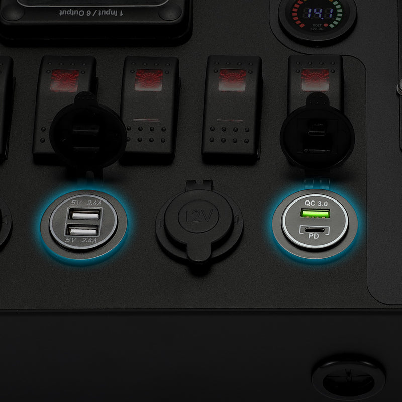 QC3 USB & 45W USB-PD