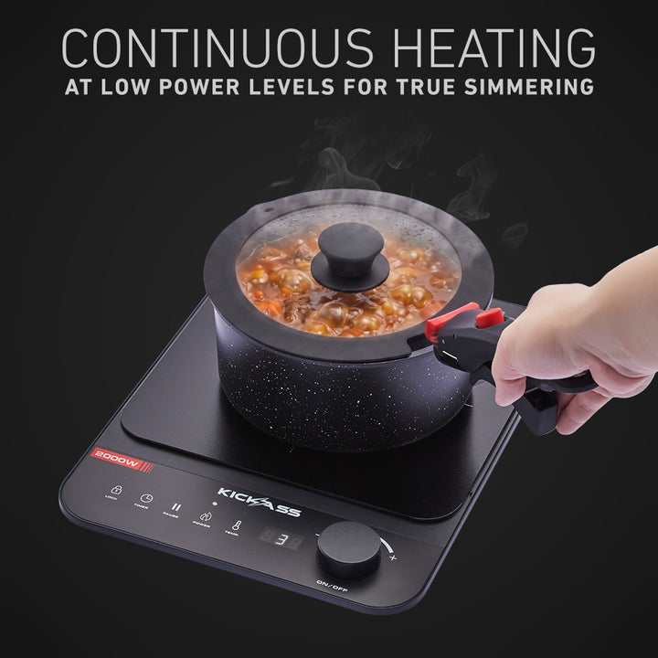 Continuous Heating at Low Levels for True Simmering