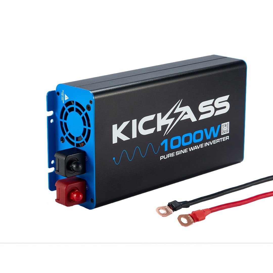 KickAss 1000W 12V to 240V Inverter Pure Sine Wave