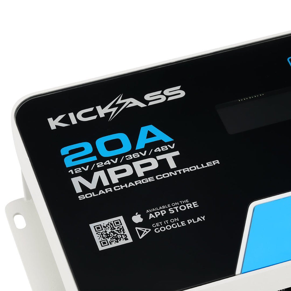 The KickAss 12V 200W Super Thin Portable Camping Solar Panel and 20A