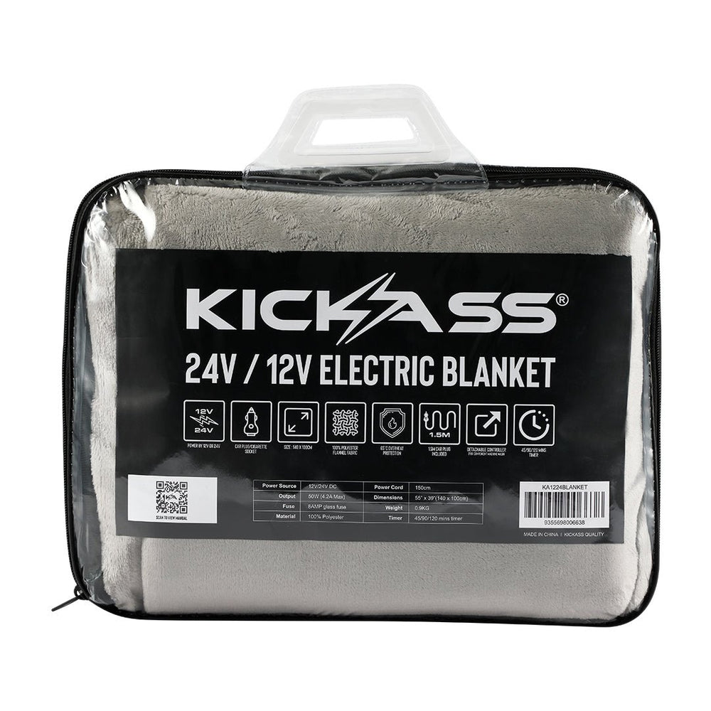 The KickAss 24V / 12V Electric Blanket KickAss Products