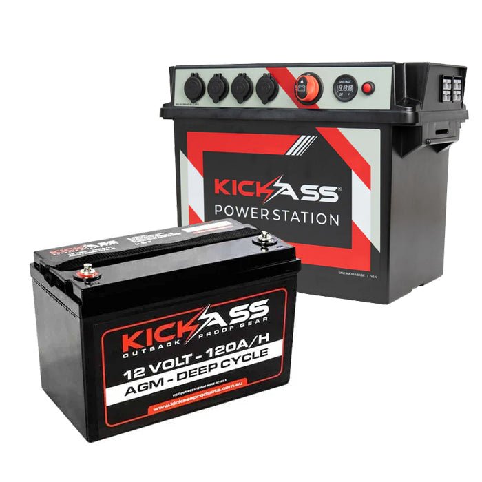 The KickAss 120Ah AGM Battery Box KickAss Products