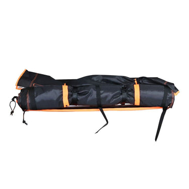 KickAss Premium Shower Awning Black and Orange