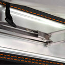 KickAss Premium Shower Awning Black and Orange