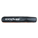 KickAss Premium Shower Awning Black and Orange