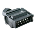 KickAss Products12 - Pin Flat Trailer Plug Tornado Springs, Cable Gland & Spring CoverTV-12FP