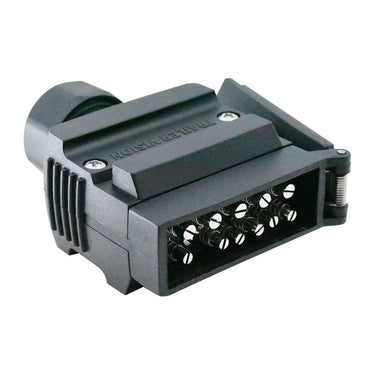 KickAss Products12 - Pin Flat Trailer Plug Tornado Springs, Cable Gland & Spring CoverTV-12FP