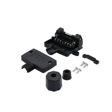 KickAss Products12 - Pin Flat Trailer Socket Tornado Springs, Cable Gland & Normally - Open Reed SwitchTV-12FSRS-N0