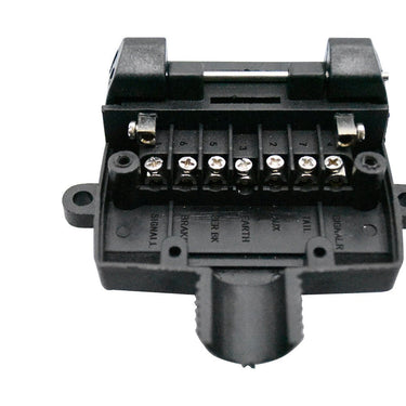 KickAss Products12 - Pin Flat Trailer Socket Tornado Springs, Cable Gland & Normally - Open Reed SwitchTV-12FSRS-N0