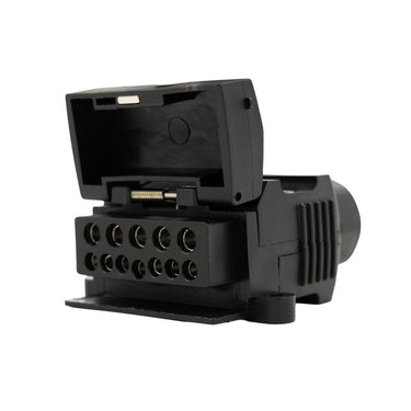 KickAss Products12-Pin Flat Trailer Socket Tornado Springs, Cable Gland & Normally-Open Reed SwitchTV-12FSRS-N0