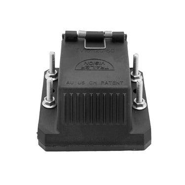KickAss Products50A Anderson Style Connector Cover Vertical Mount (Black)TV-101120-50