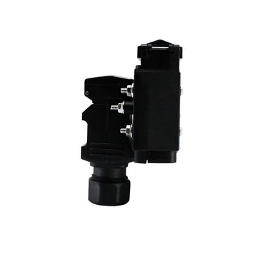 KickAss Products50A Anderson Style Dual Connector Cover with Mounted 12 - Pin Flat Socket + Quick Screw LED ConnectorsTV-202318-50-GR12S