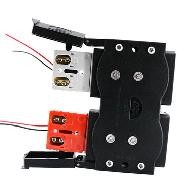 KickAss Products50A Anderson Style Dual Connector Cover with Red & Grey Quick Screw LED ConnectorsTV-202318-50-GR