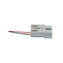 KickAss Products50A Grey Anderson Style Quick Screw Connector with Red LED LightTVUSCHEU50G2B