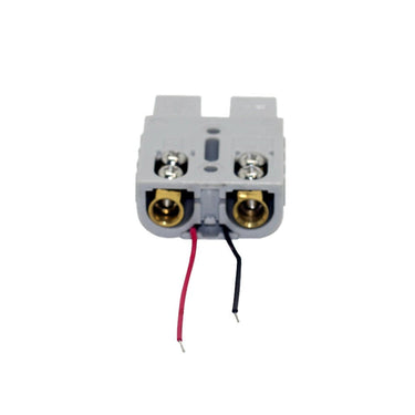 KickAss Products50A Grey Anderson Style Quick Screw Connector with Red LED LightTVUSCHEU50G2B