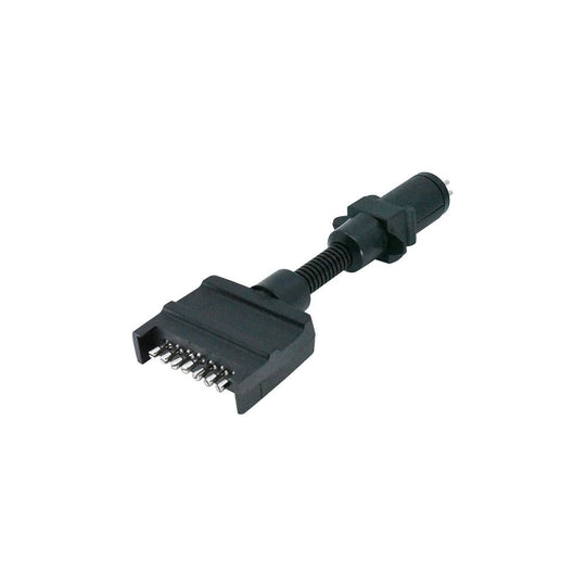 KickAss Products7 - Pin Flat Socket to 7 - Pin Round Socket AdapterTV-7FP-7RSP