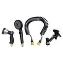 KickAss ProductsKickAss 10-Function Shower Gun, 3-Function Shower Head, 5m Coiled Hose and Clamp KitKAAQ-SWR-ACC