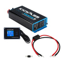 KickAss ProductsKickAss 1000W Pure Sine Wave Inverter Bundle with Remote Display Panel & Premium Wiring KitKAINV1000WPREMREM01