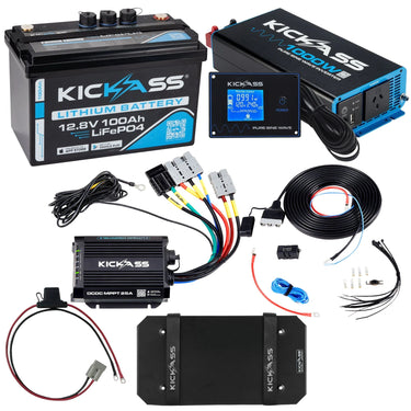 KickAss ProductsKickAss 100Ah Complete Smart Lithium Dual Battery KitKA12100X - LIONKIT2SMART