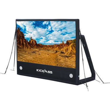 KickAss ProductsKickAss 120” Portable Outdoor Cinema Projection AirScreen – Inflatable Movie Screen for Camping & BackyardKAODCAS120