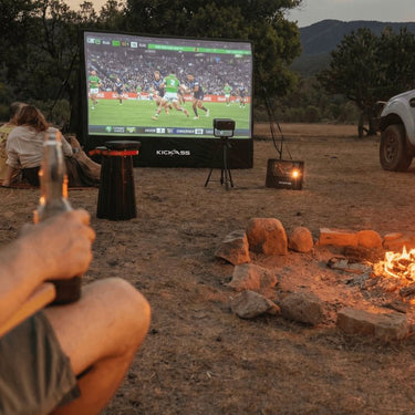 KickAss ProductsKickAss 120” Portable Outdoor Cinema Projection AirScreen – Inflatable Movie Screen for Camping & BackyardKAODCAS120