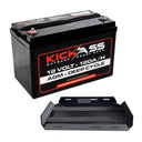 KickAss ProductsKickAss 120Ah 12V Deep Cycle AGM Battery + Tray BundleKA12120N70TRAY
