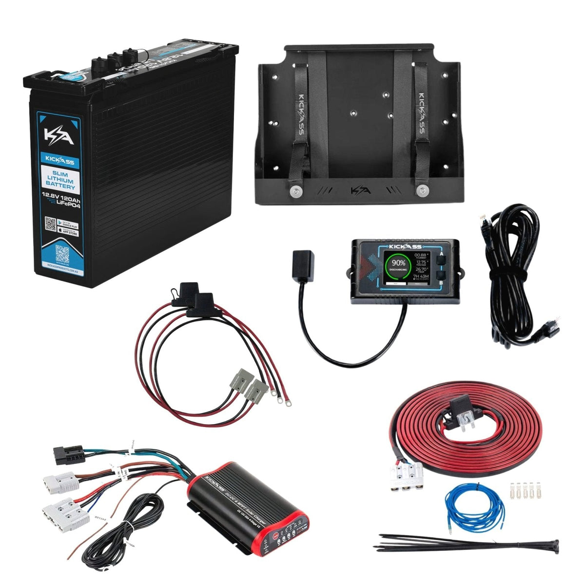Dual Battery Kits - DIY Complete 12V 4X4 Kits - KickAss Products