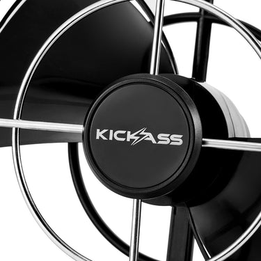 KickAss ProductsKickass 12/24v 360° degree, 3 speed fan (hardwired) BlackKA12VCABFAN - BL