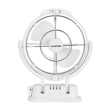 KickAss ProductsKickass 12/24v 360° degree, 3 speed fan (Hardwired) WhiteKA12VCABFAN - WH