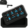 KickAss 12/24V 8 Gang Wireless Switch Panel with Magnetic Charging Cradle