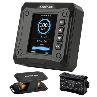 KickAss ProductsKickAss 12V 120Ah Lithium Compact Battery Bundle with Smart Shunt, Power Connections Kit & Battery TrayKA-12120XBC-LION-600ASHUNT