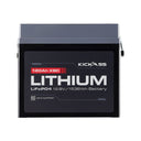 KickAss ProductsKickAss 12V 120Ah Lithium Compact Deep Cycle Battery LiFePO4KA12120XBC-LION