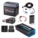 KickAss ProductsKickAss 12V 120Ah Lithium Complete Dual Battery Kit with 1000W Inverter, DCDC Charger & Wiring KitKA-12120XBC-LIT-DCDC-INV