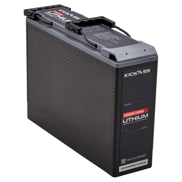 KickAss ProductsKickAss 12V 120Ah Lithium Slimline Deep Cycle Battery LifePO4KA12120SLIMXB-LION