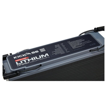 KickAss ProductsKickAss 12V 120Ah Lithium Slimline Deep Cycle Battery LifePO4KA12120SLIMXB-LION