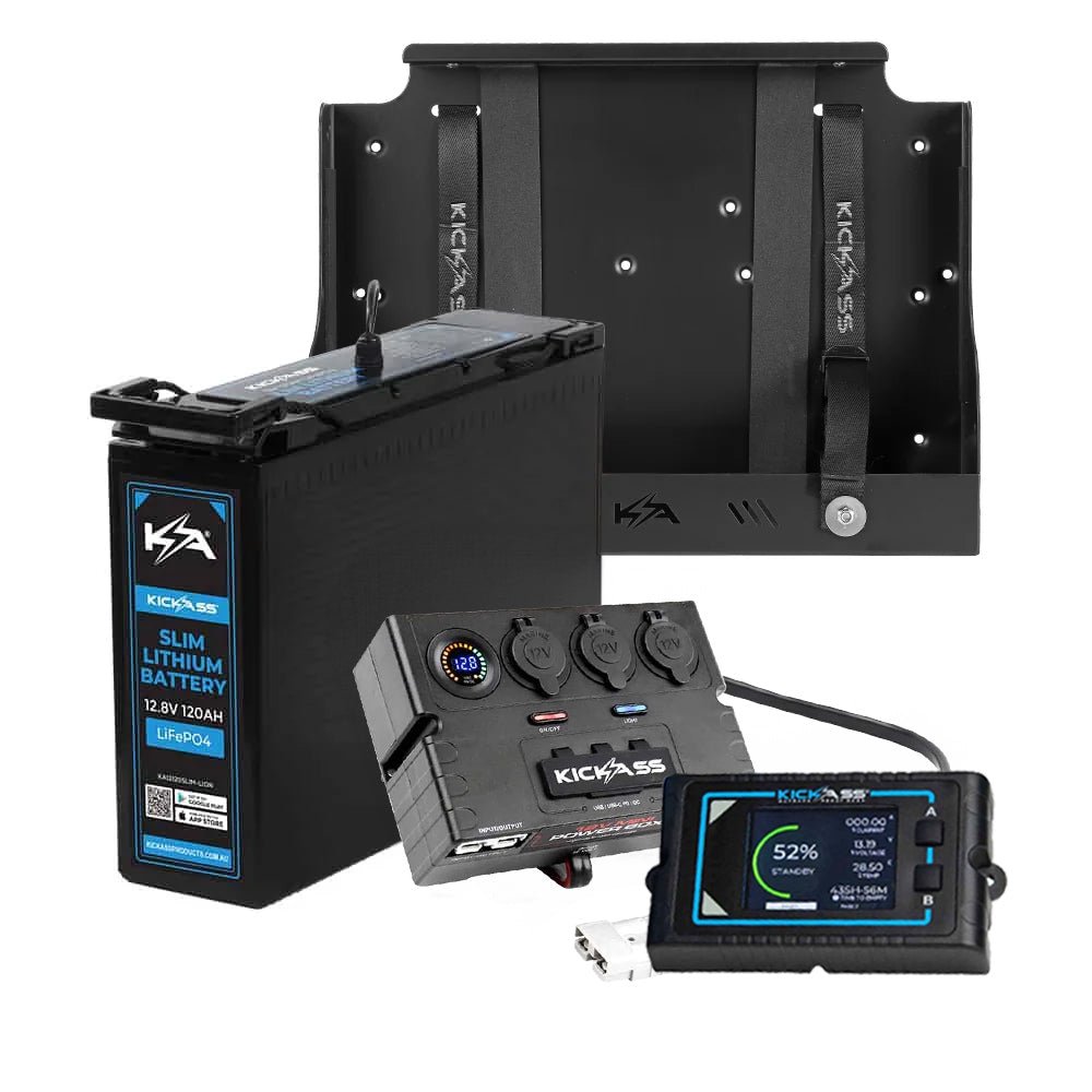 Lithium Control Box The KickAss 12V 120Ah Slimline LiFePO4 Lithium Battery - Essentials ...