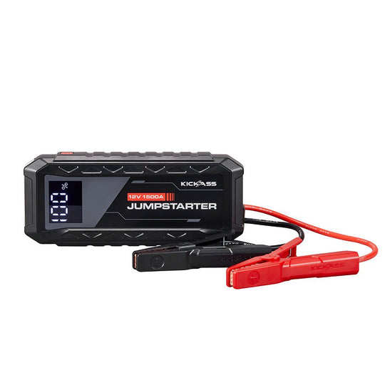 KickAss ProductsKickAss 12V, 1500A Portable Car Jump Starter with Power Bank - 3000A PeakKAJUMPSTRTR