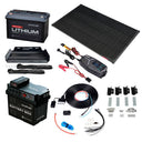 KickAss ProductsKickAss 12V 160Ah Deep Cycle Lithium Battery Essentials Dual Battery Kit with DCDC Charger, Smart Charger and Solar PanelKA-160AHLIT-DCDC-ACDC-SOL