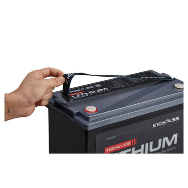 KickAss ProductsKickAss 12V 160Ah Lithium Deep Cycle Battery LiFePO4KA12160XBN70-LION
