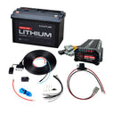 KickAss ProductsKickAss 12V 160Ah Lithium Essentials Dual Battery Kit with DCDC Charger, Wiring Kit & Fuse HolderKA-12160XBN70-LION-DCDC-WIRING