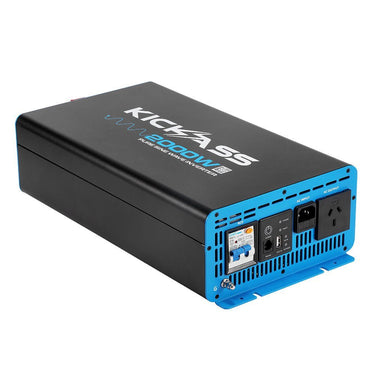KickAss ProductsKickAss 12V 2000W Inverter Bundle with Battery, Charger & Wiring Kit - 240Ah Total CapacityKA-12V2000WINV-240AHLIT-DCDC